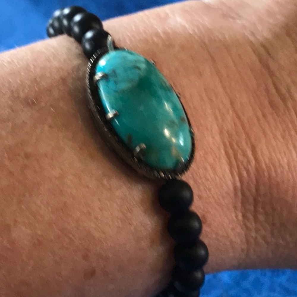 Authentic Large Turquoise Bracelet - image 2